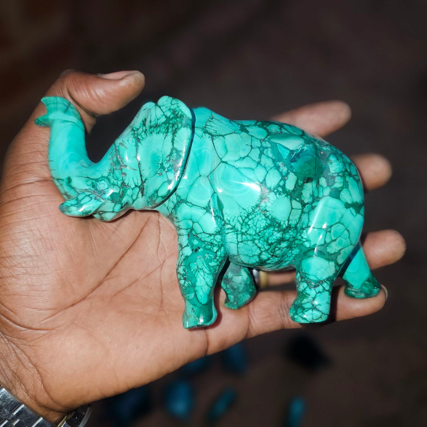 Congo Malachite Elephant