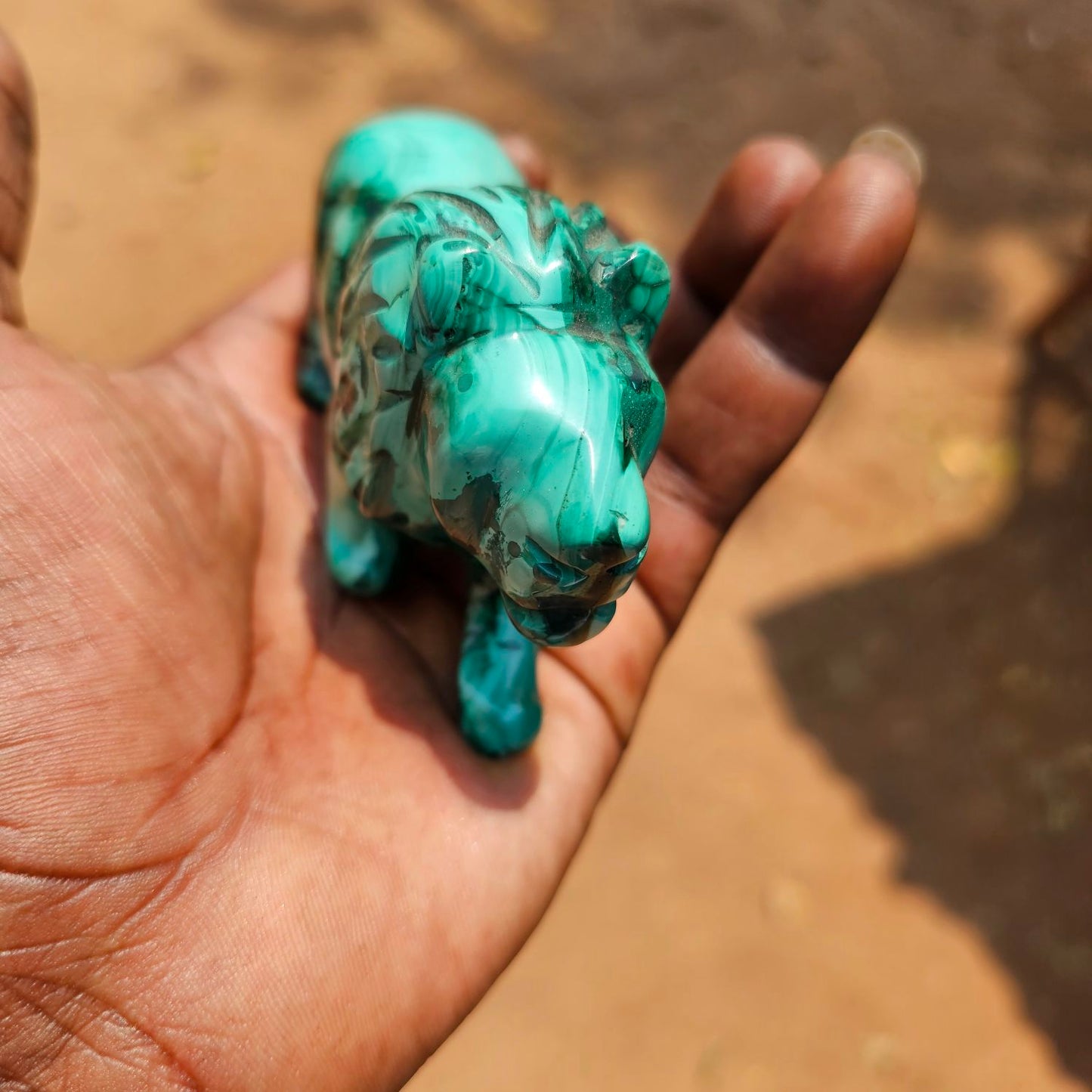 Malachite Lion – Handcrafted African Art for Collectors & Retailers