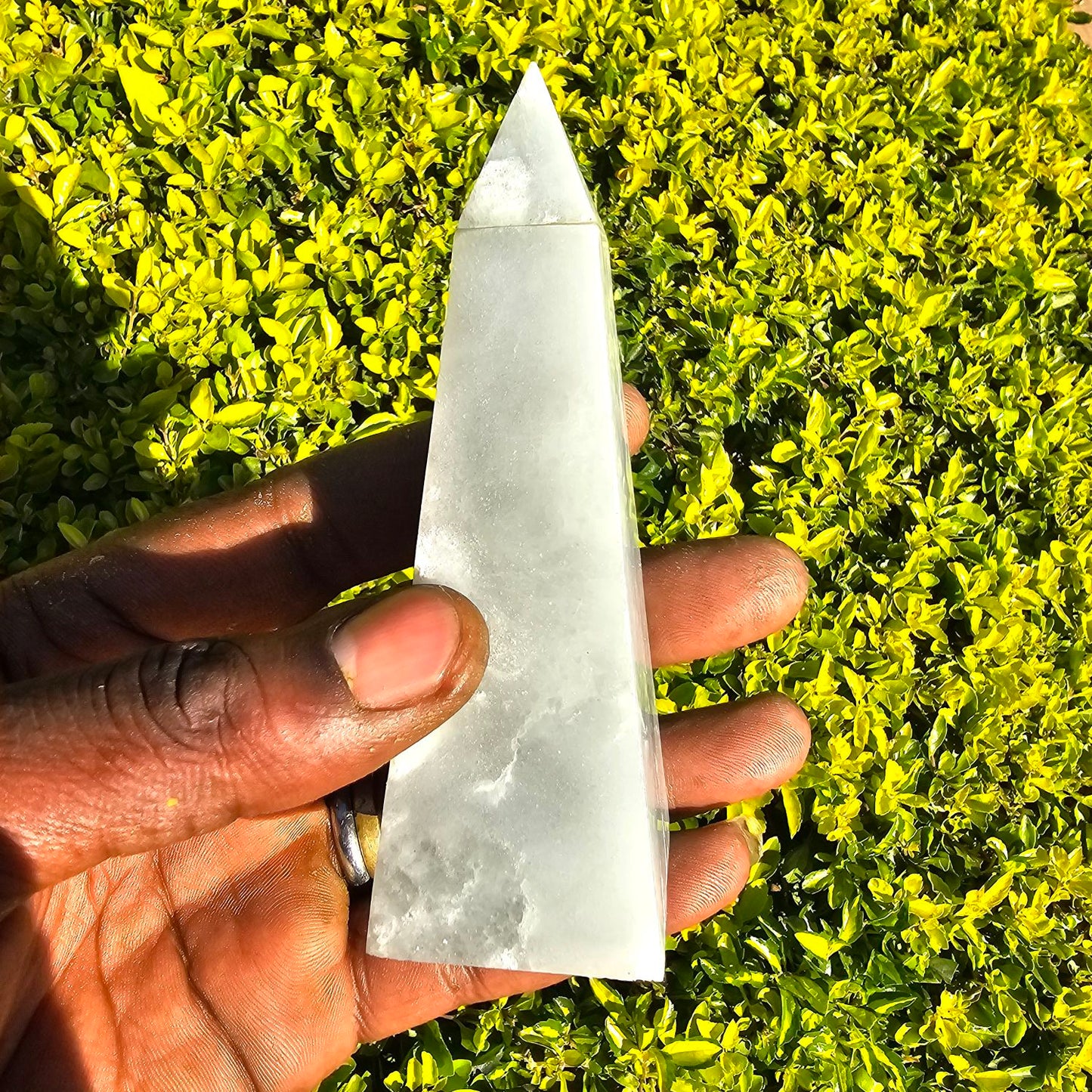 Aragonite Obelisk from Africa