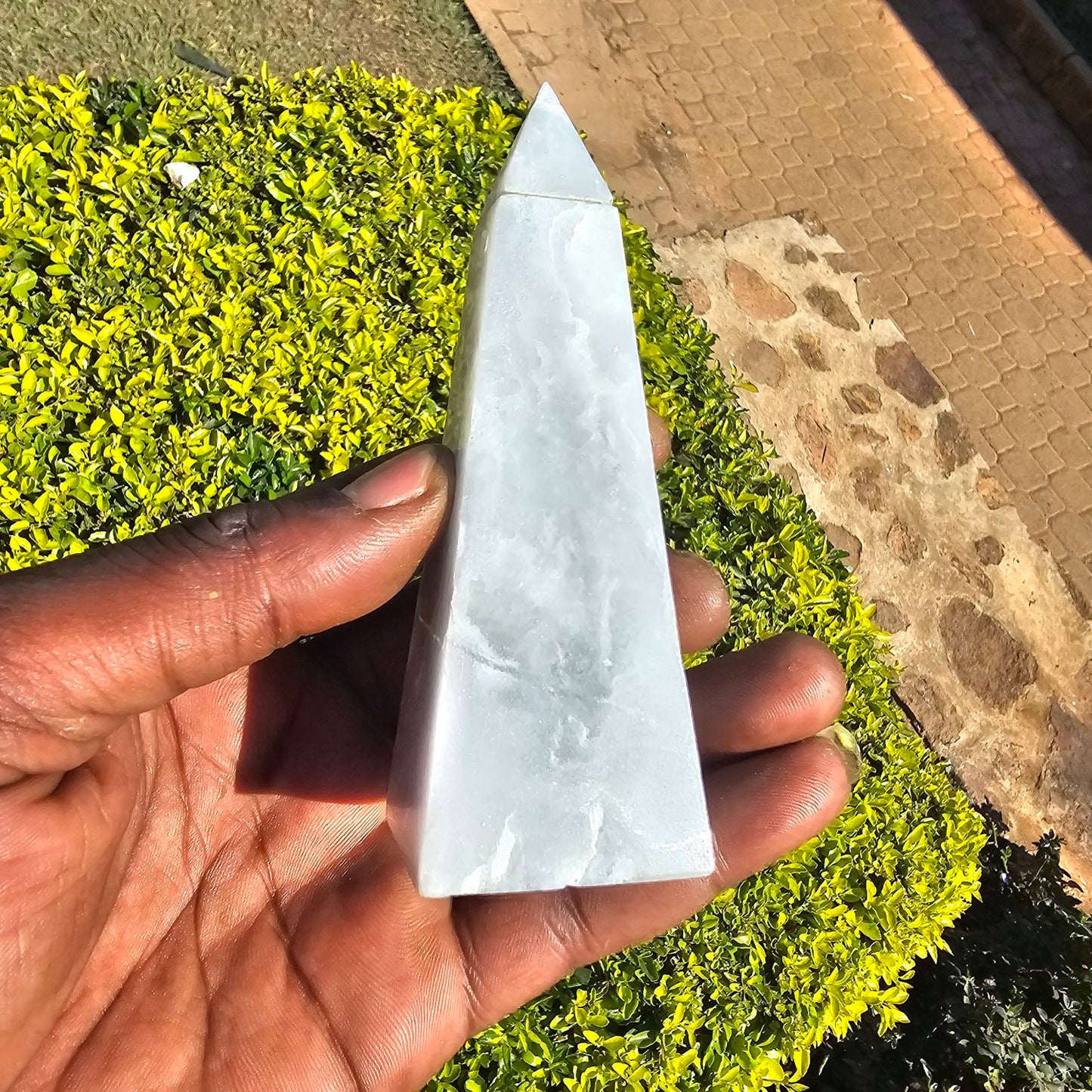 Aragonite Obelisk from Africa