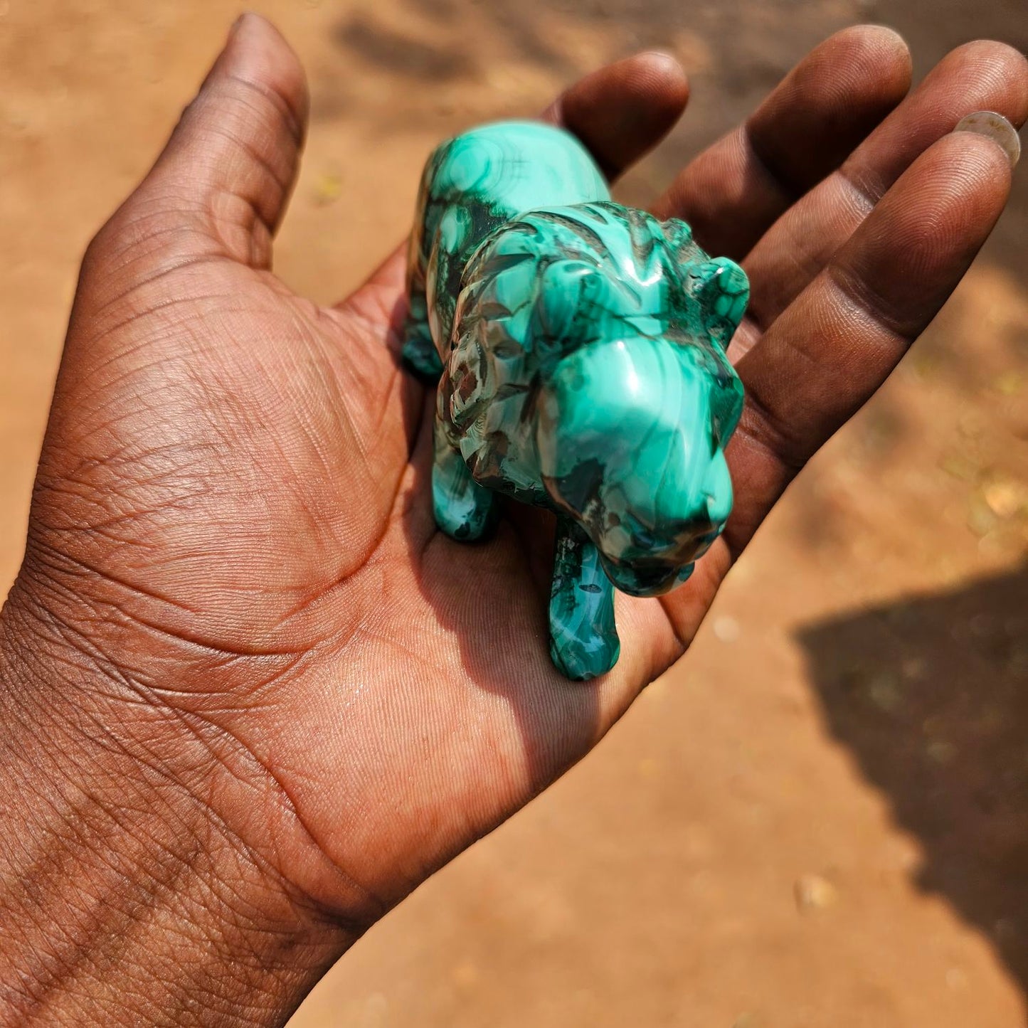 Malachite Lion – Handcrafted African Art for Collectors & Retailers