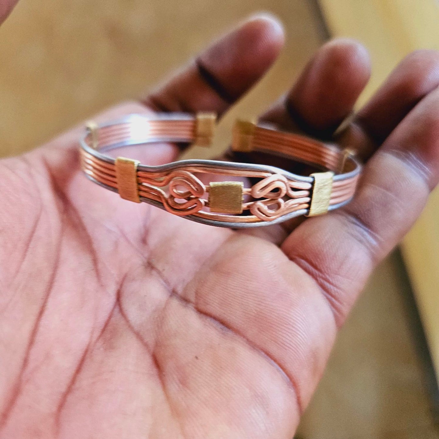 Wired Copper Bracelet