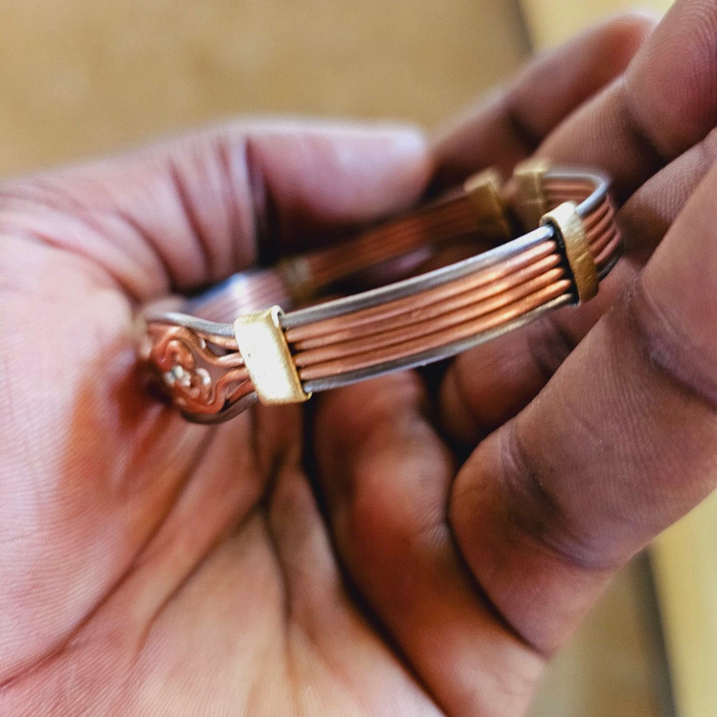 Wired Copper Bracelet