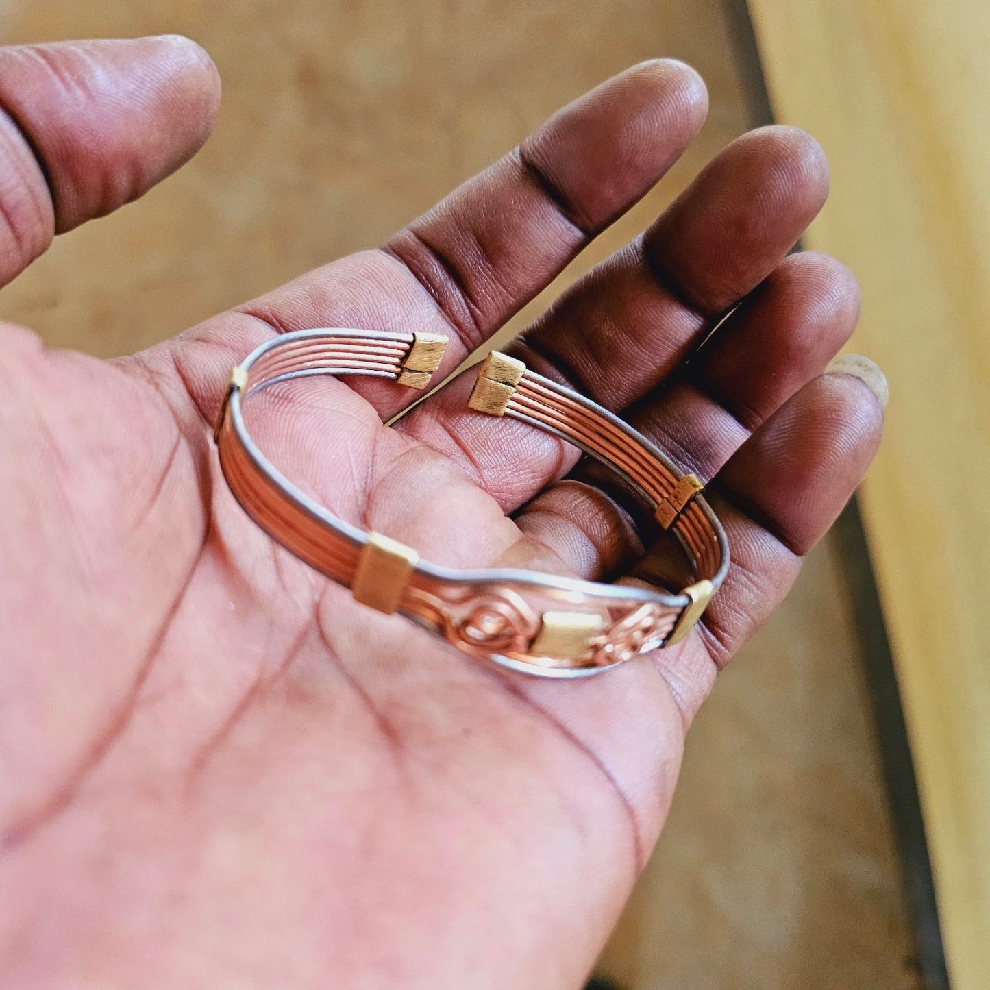 Wired Copper Bracelet