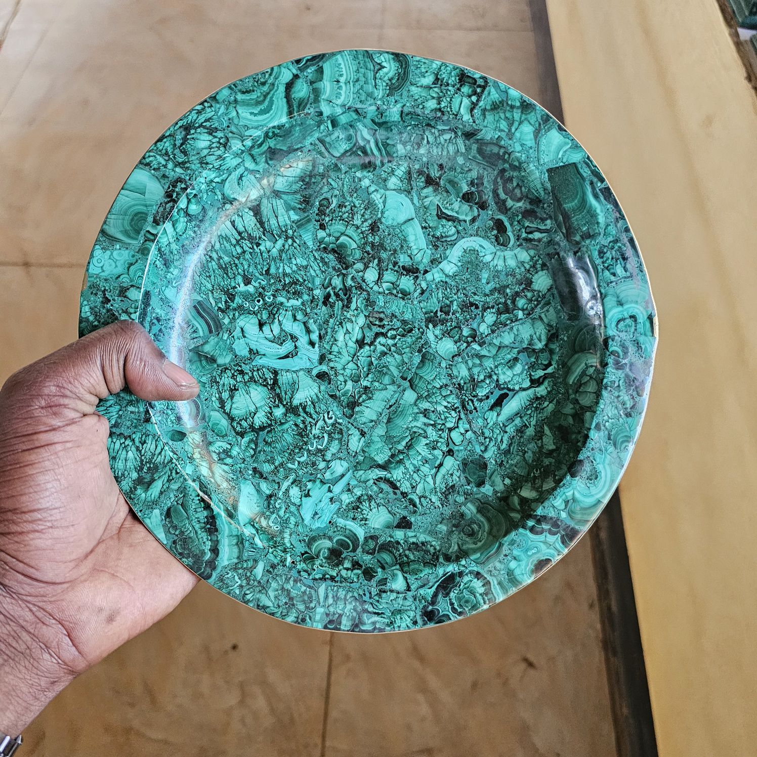 Image of Malachite Plate