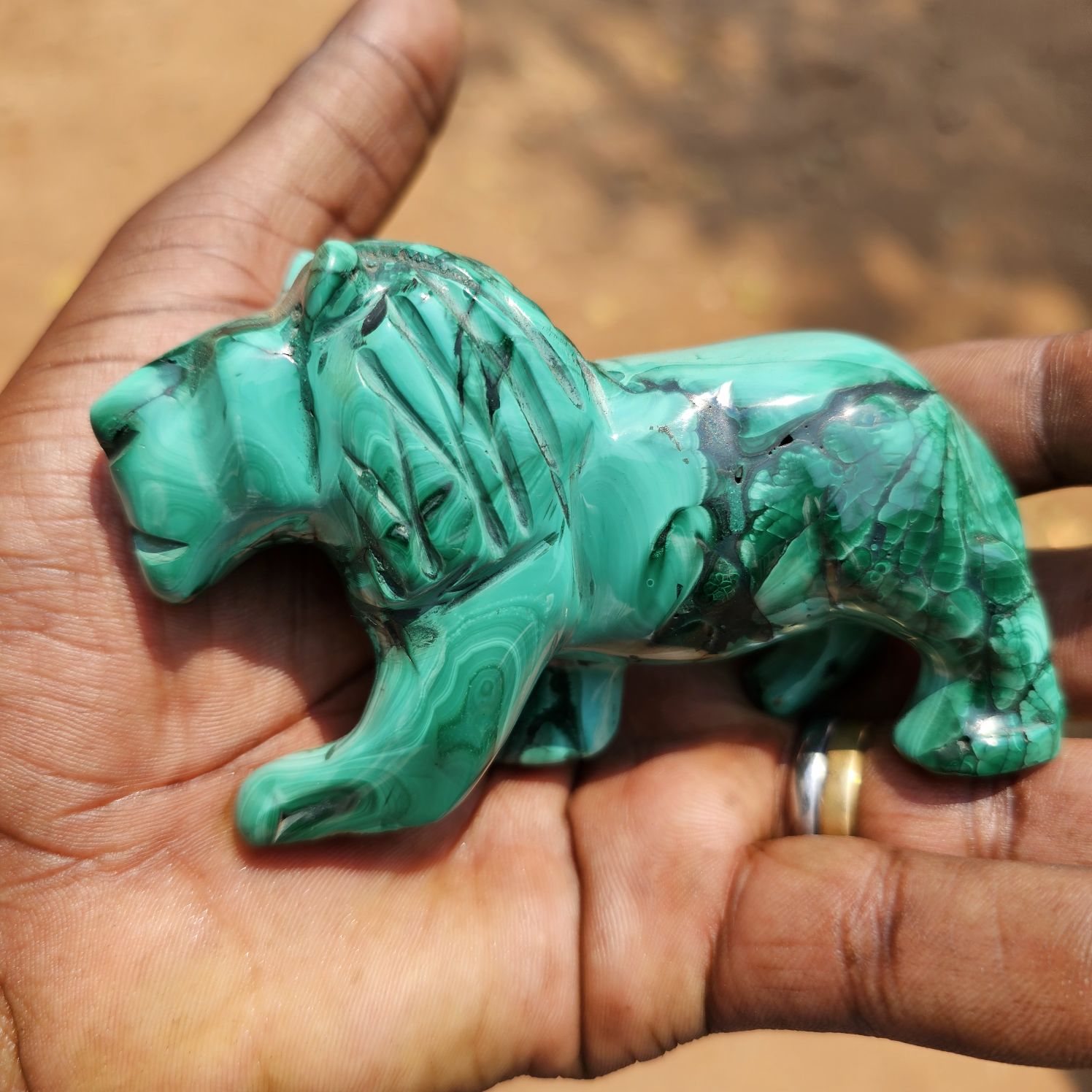 Malachite Lion 