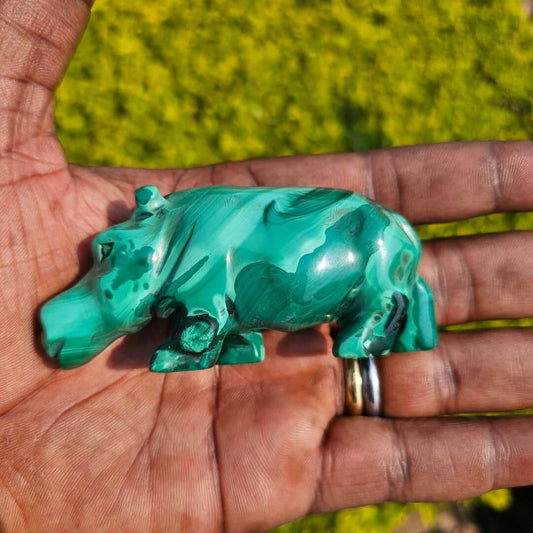 Malachite Hippo 