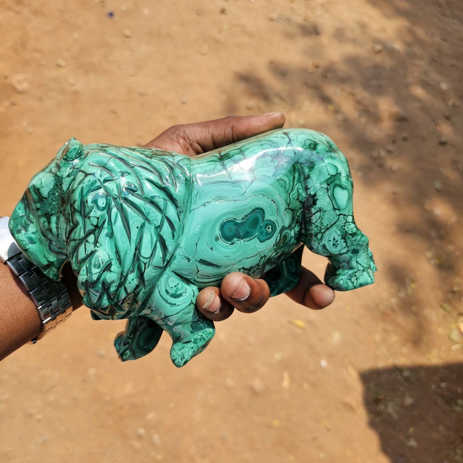 Malachite Lion