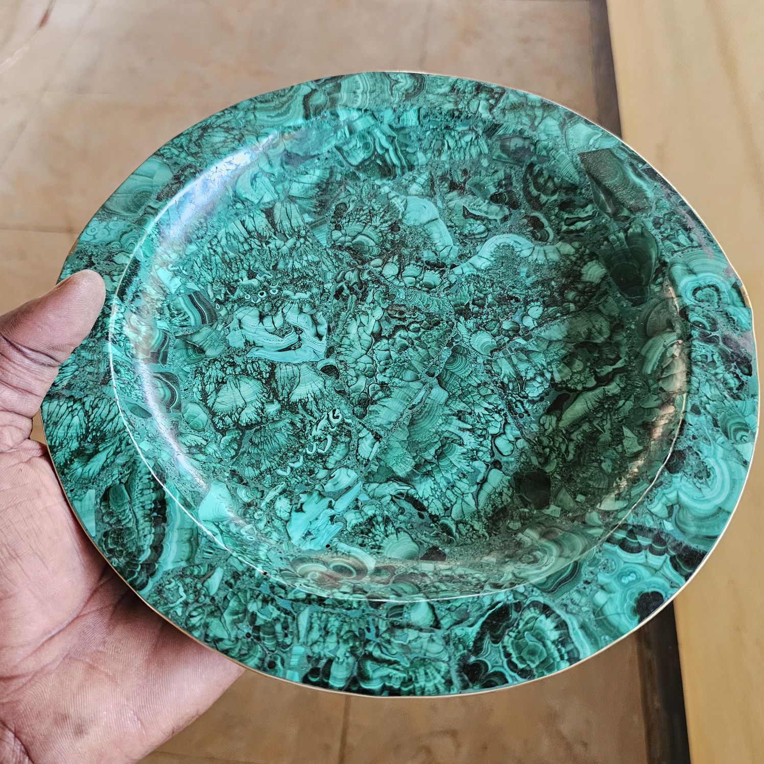 Malachite Plate