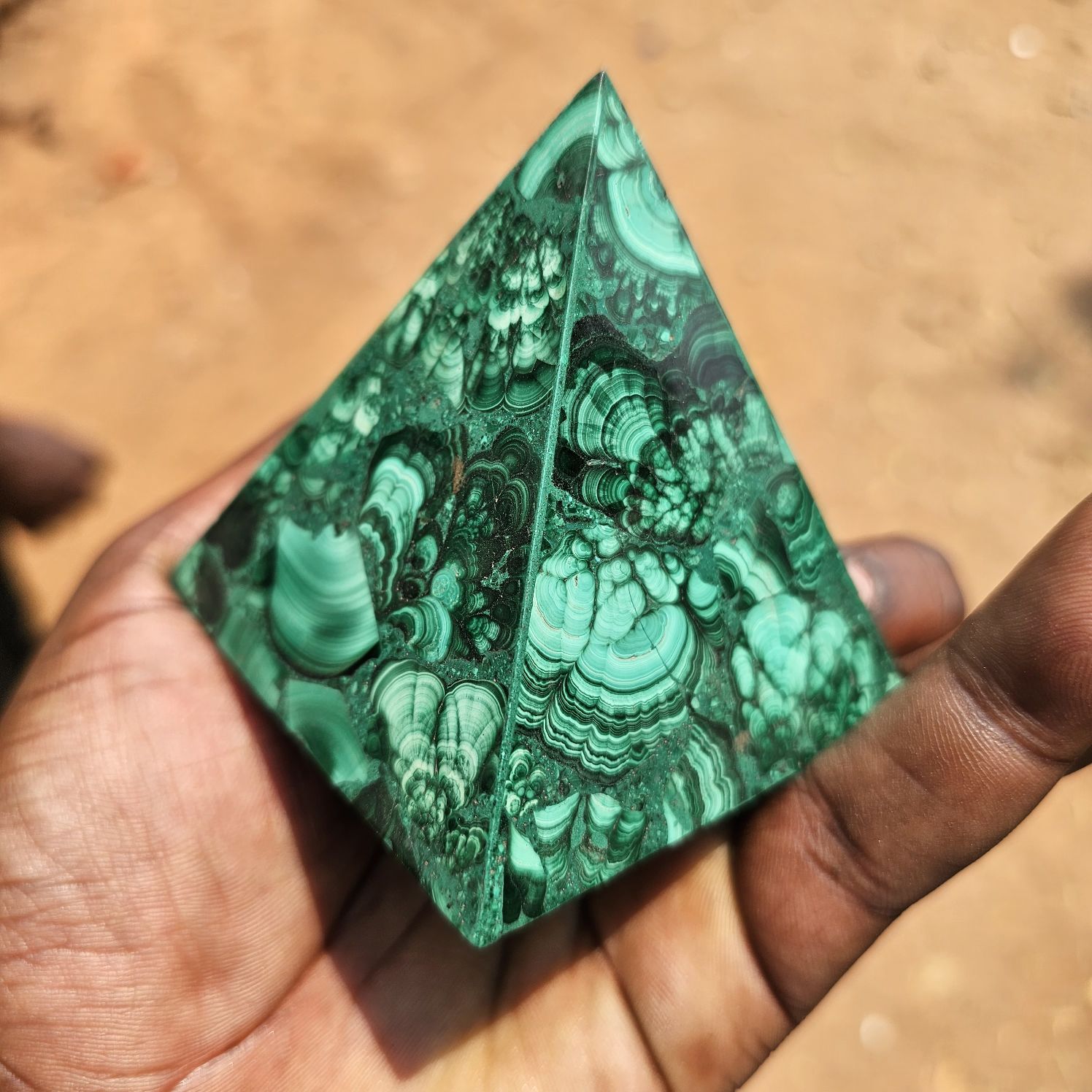 Malachite Pyramid
