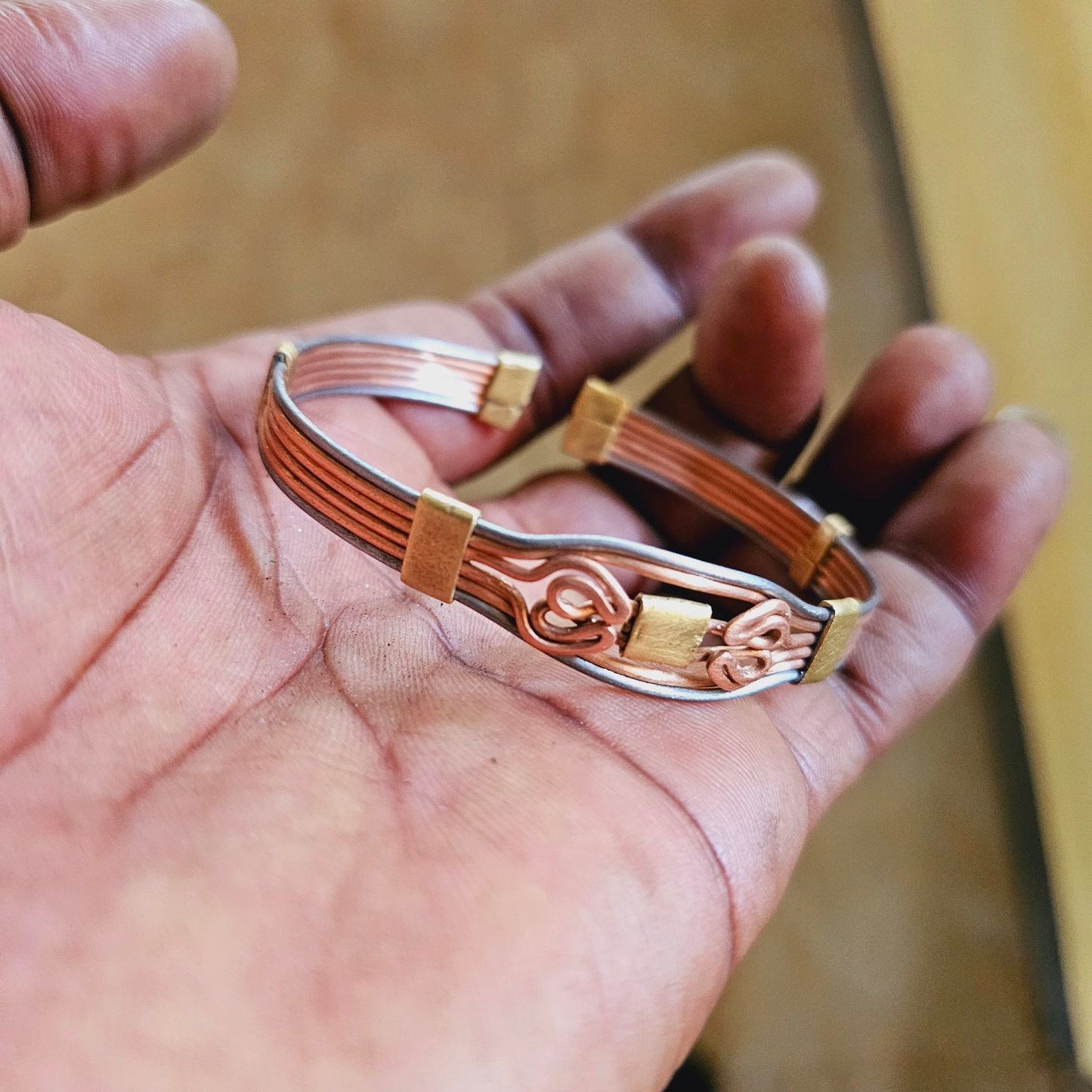 Wired Copper Bracelet